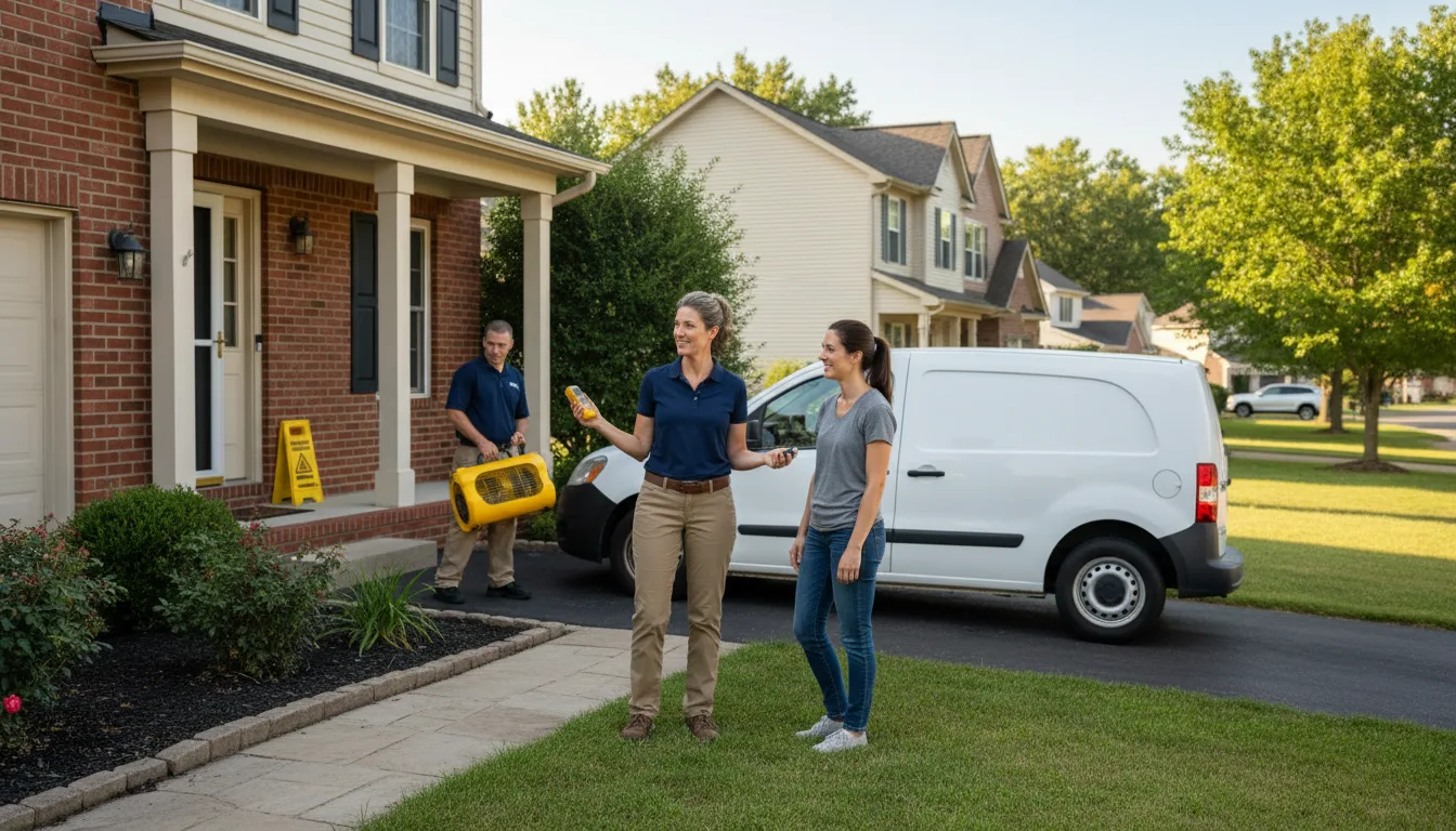 Water restoration image for Home Water Damage Repair in Cresson, TX